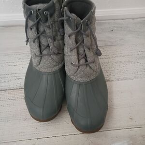 Sperry Gray Ankle Boots